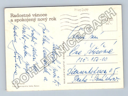 Pohlednice Radostné vánoce a spokojený nový rok (M40788)