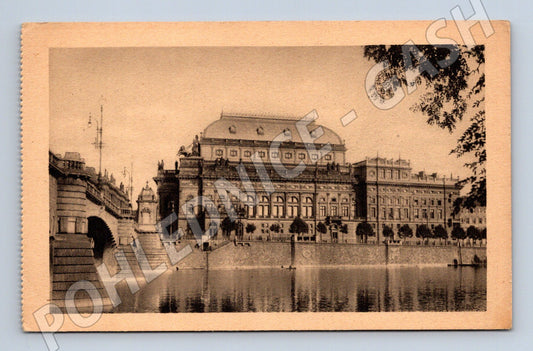 Pohlednice Praha Národní divadlo starý motiv (M4082)