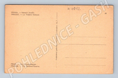 Pohlednice Praha Národní divadlo starý motiv (M4082)