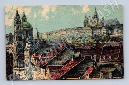 Pohlednice Praha Malá Strana a Hradčany 1927 (M4084)