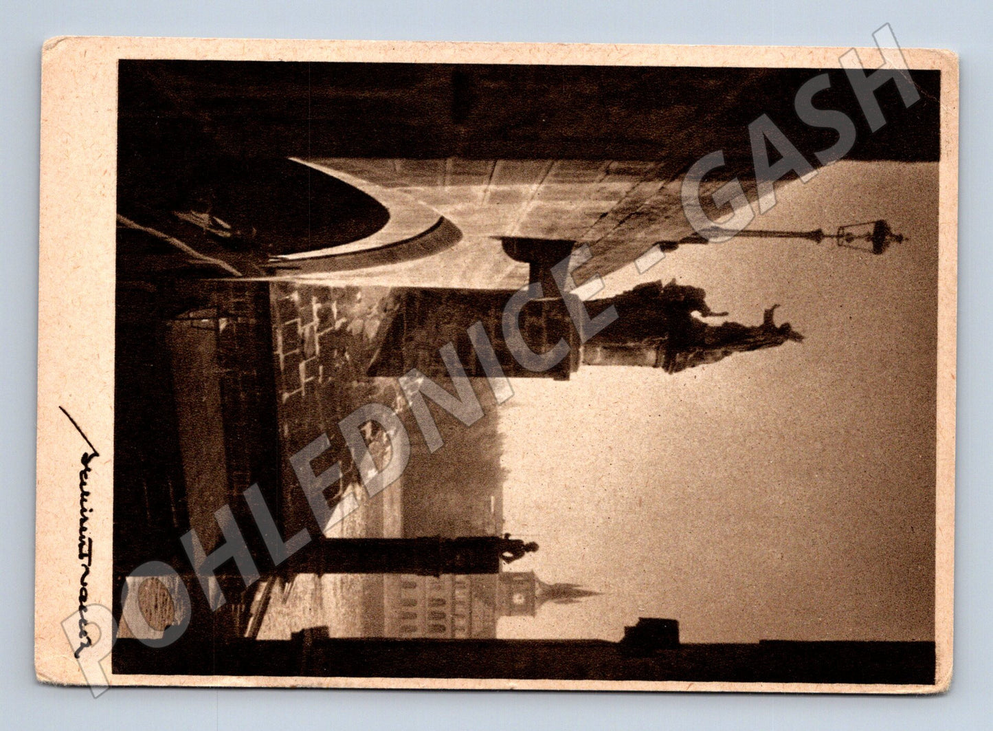 Pohlednice Praha Karlův most starý motiv (M4086)