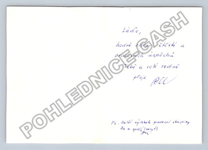 Pohlednice Zimní krajina se sluncem linoryt (M40872)