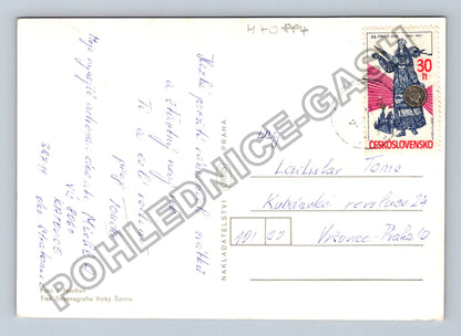 Pohlednice Vánoční ozdoby jehličí (M40884)