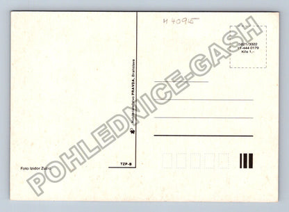 Pohlednice Velikonoční kraslice v košíku (M40915)