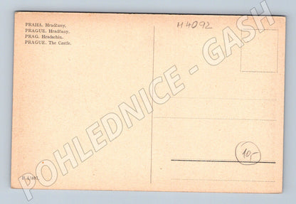 Pohlednice Praha Hradčany a Karlův most motiv (M4092)