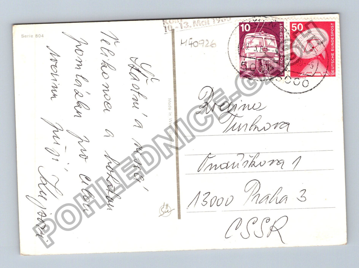 Pohlednice Německo Velikonoce Frohe Ostern 1980 (M40926)