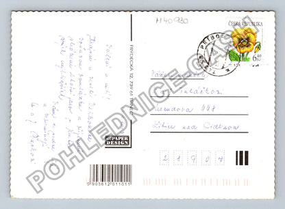 Pohlednice Velikonoce vajíčka květiny 2003 (M40930)
