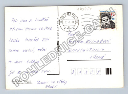 Pohlednice Narození dítěte Kristína 1989 (M40947)