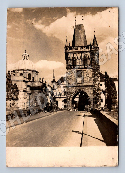 Pohlednice Praha Staroměstská mostecká věž 1938 (M4096)