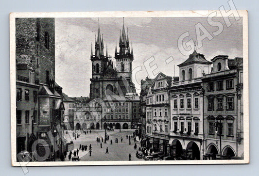 Pohlednice Praha Staroměstské náměstí 1940 (M4097)