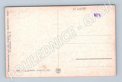 Pohlednice Praha Mostecká věž Karlův most Havelka (M4098)