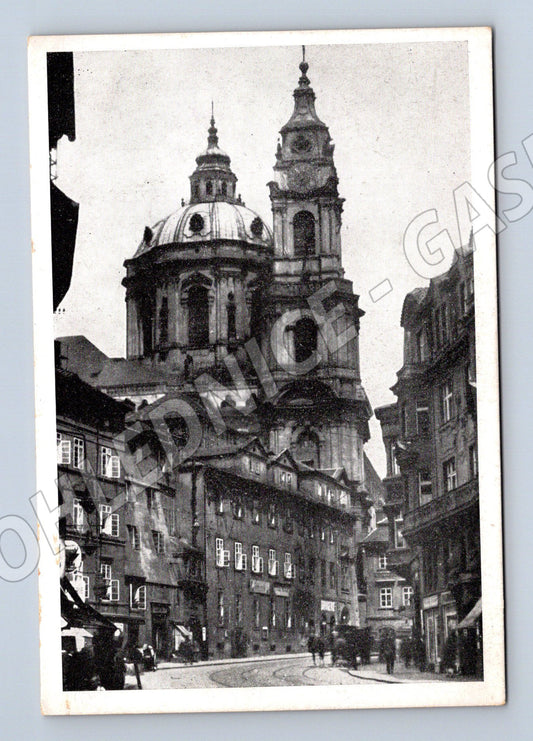 Pohlednice Praha Malá Strana kostel sv Mikuláše (M4099)