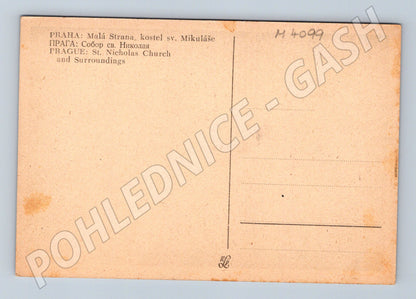 Pohlednice Praha Malá Strana kostel sv Mikuláše (M4099)