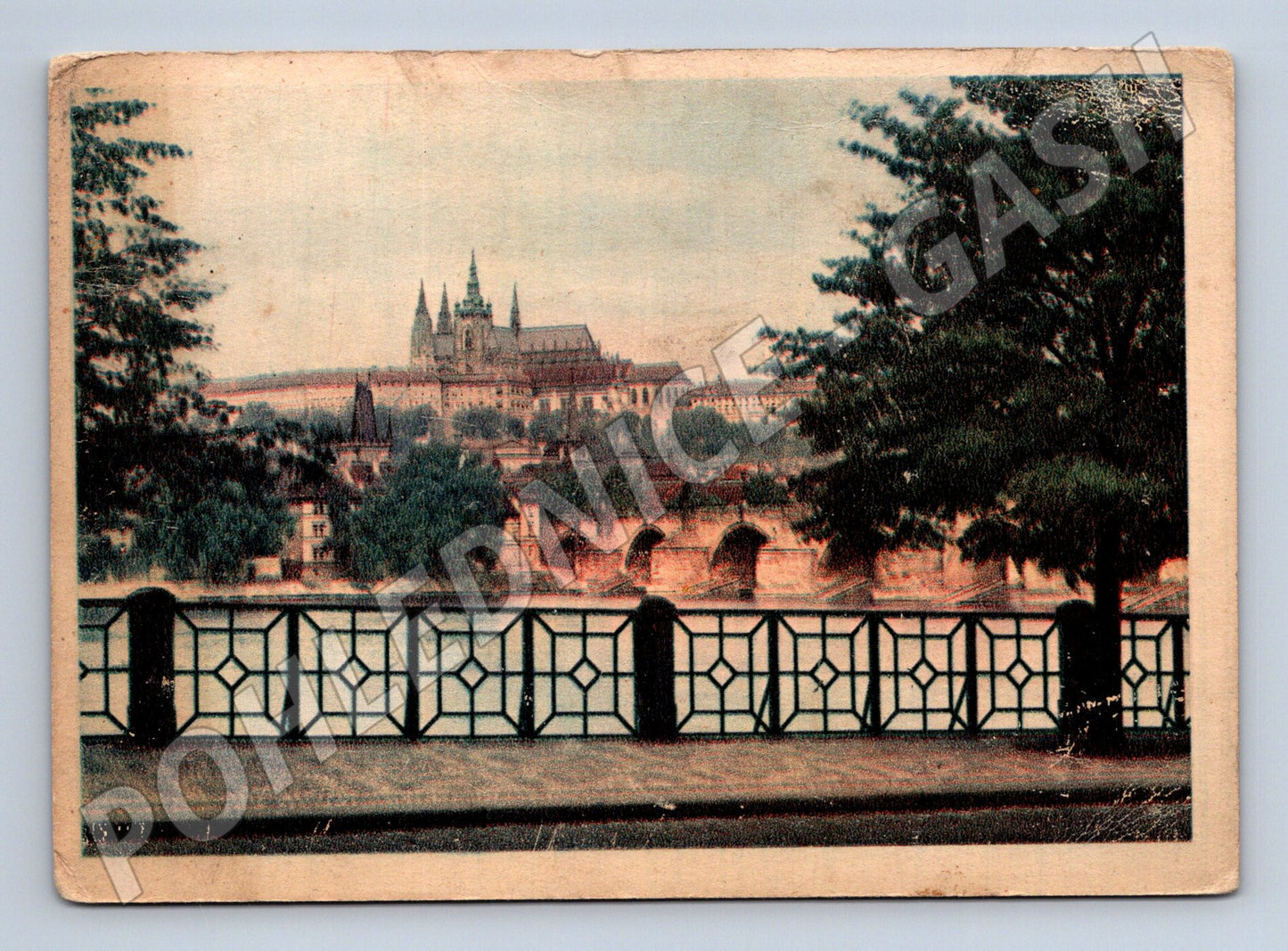 Pohlednice Praha Hradčany starý motiv (M4100)