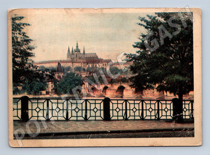 Pohlednice Praha Hradčany starý motiv (M4100)