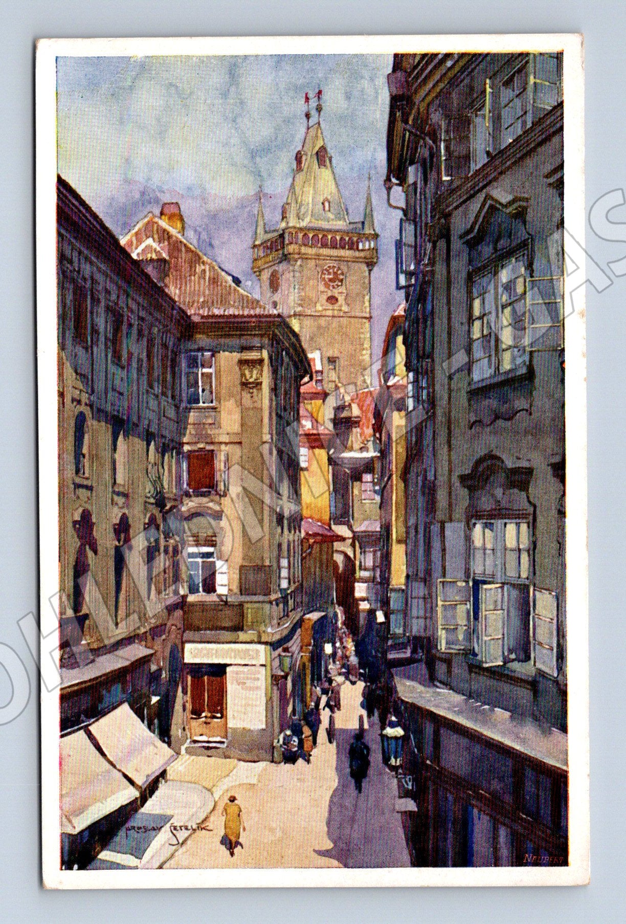 Pohlednice Praha Melantrichova ulice Šetelík (M4101)