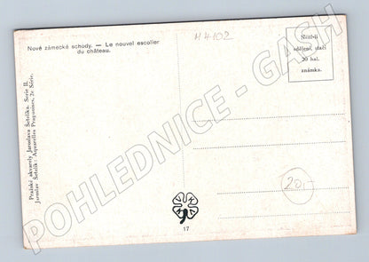 Pohlednice Praha Nové zámecké schody Šetelík (M4102)