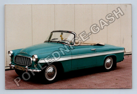 Stará fotografie Škoda Felicia kabriolet zelená (M41026)