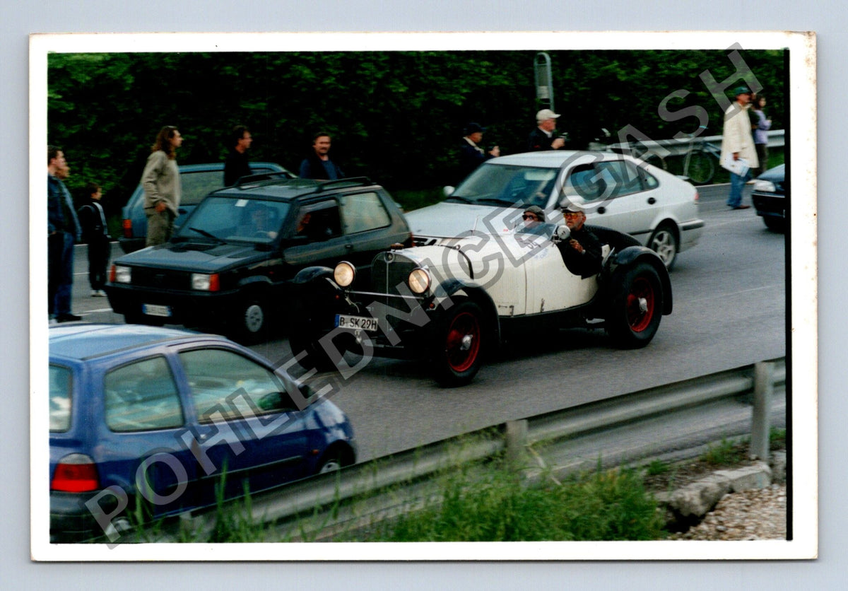 Stará fotografie Mercedes-Benz SSK 1929 posádka Schildbach (M41027)