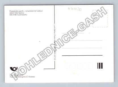 Pohlednice Posázavský pacifik vlak 434.2186 Zampašský viadukt (M41030)