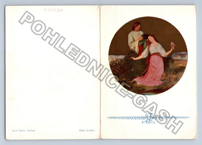 Pohlednice Josef Mánes Květen milenecký pár (M41038)