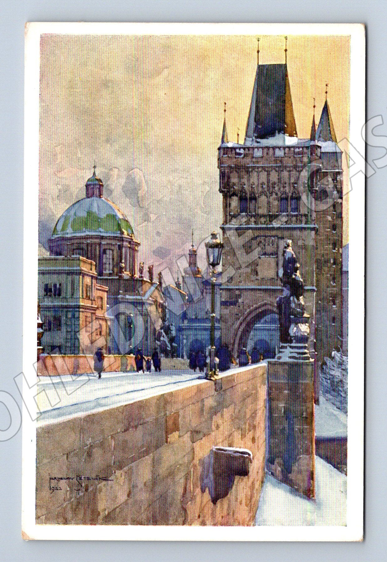 Pohlednice Praha Staroměstská mostecká věž Šetelík (M4104)