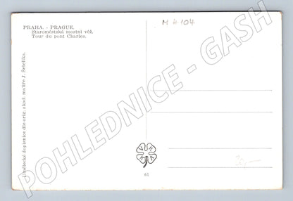 Pohlednice Praha Staroměstská mostecká věž Šetelík (M4104)