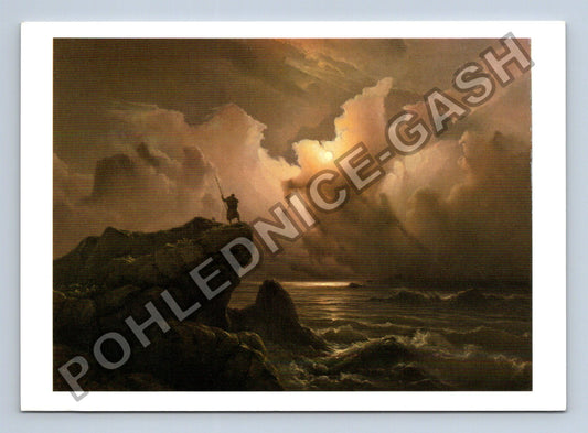 Pohlednice Velká Británie Scéna z doby norských ság 1850 (M41048)