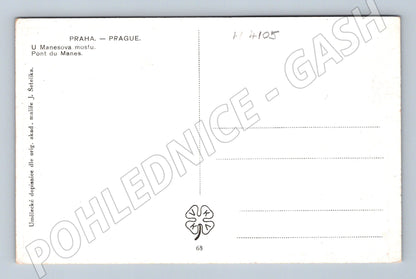 Pohlednice Praha U Mánesova mostu Šetelík (M4105)