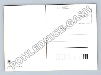 Pohlednice Abstraktní malba s modrou oblohou (M41052)