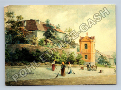 Pohlednice Písek Komenského ulice 1911 (M41061)