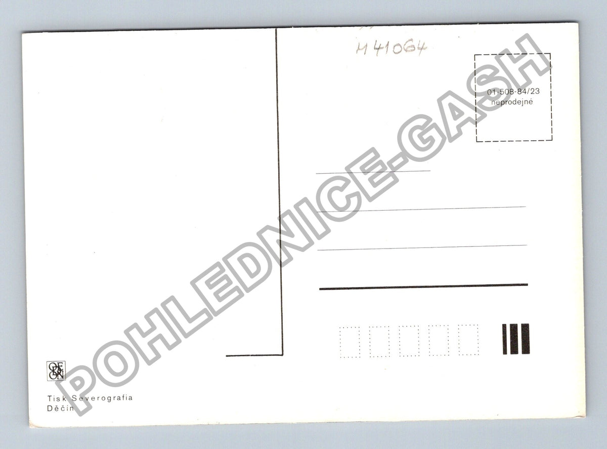 Pohlednice Abstraktní krajina umělecká (M41064)