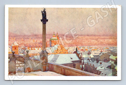 Pohlednice Praha Na rampě před Hradem Šetelík (M4107)