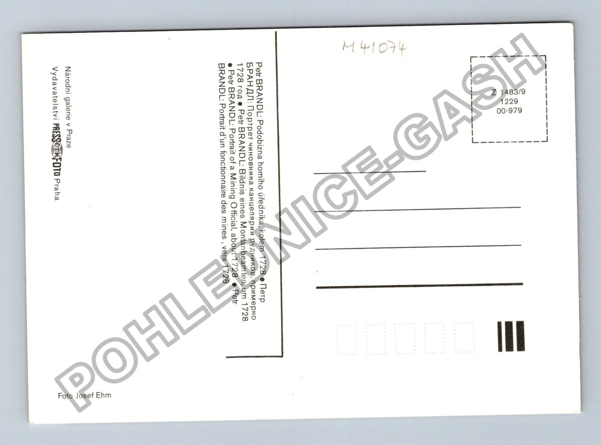 Pohlednice Petr Brandl Podobizna horního úředníka (M41074)