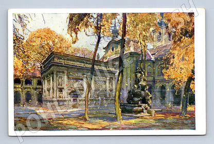 Pohlednice Praha Loreta akvarel Šetelík (M4108)