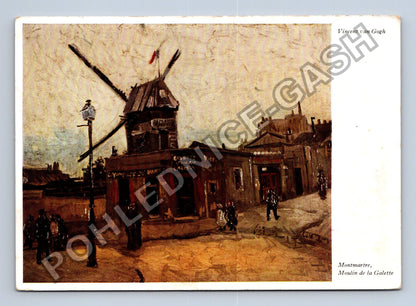 Pohlednice Francie Montmartre Moulin de la Galette Van Gogh (M41083)