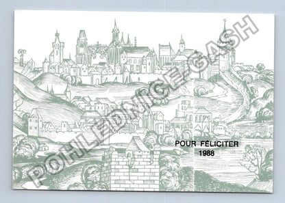 Pohlednice Pour Féliciter 1988 hrad město (M41091)