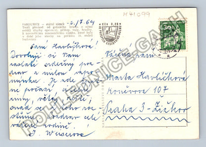 Pohlednice Pardubice státní zámek 1964 (M41099)