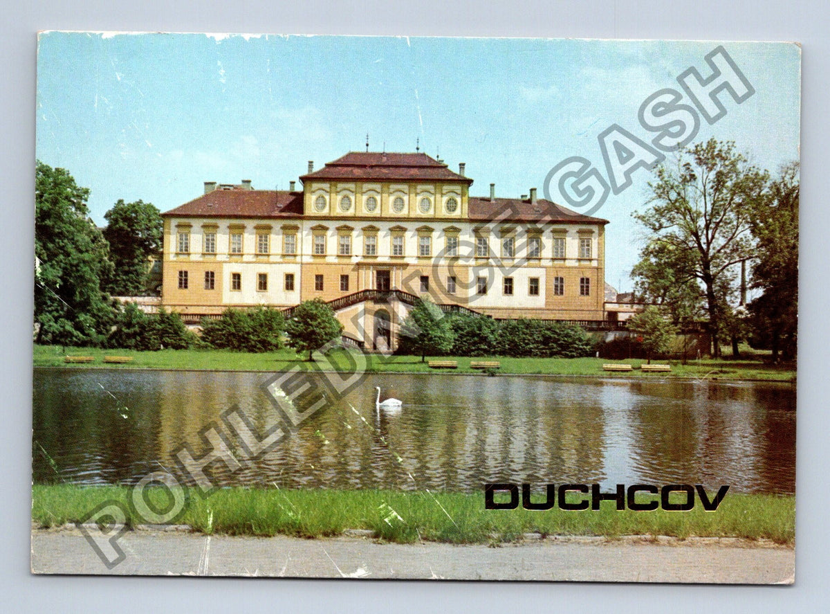 Pohlednice Duchcov Státní zámek Pohled z parku (M41105)
