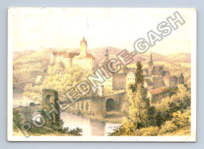 Pohlednice Loket řetězový most císaře Ferdinanda (M41118)