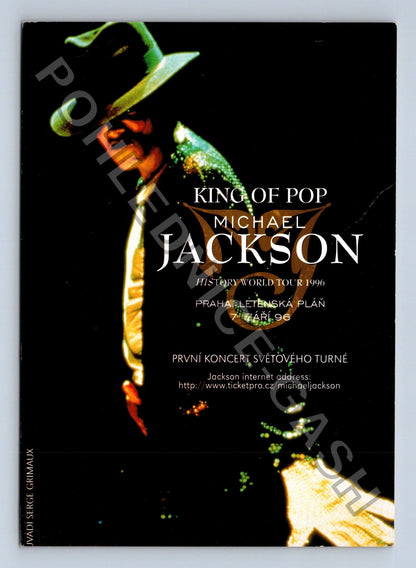 Pohlednice Michael Jackson History World Tour 1996 (M41120)