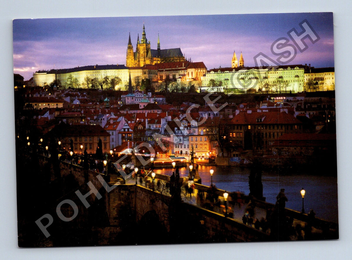 Pohlednice Praha Karlův most Malá Strana Pražský hrad (M41137)
