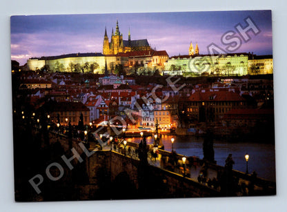 Pohlednice Praha Karlův most Malá Strana Pražský hrad (M41137)