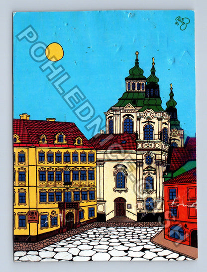 Pohlednice Rodný dům Franze Kafky Praha Ringo Čech (M41141)