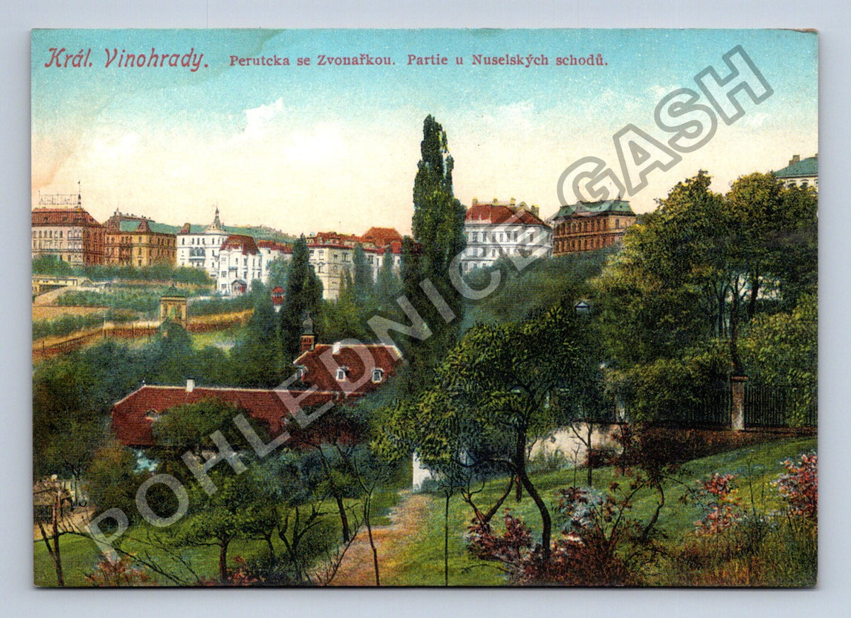 Pohlednice Královské Vinohrady Perucka Zvonařkou Nuselské (M41143)