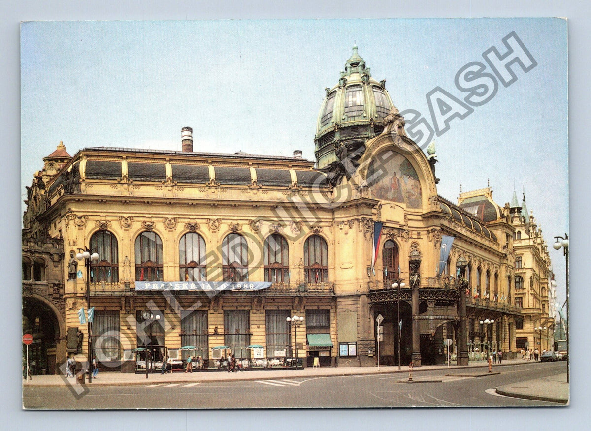 Pohlednice Praha Obecní dům Pražské jaro 1989 (M41144)