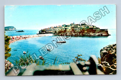 Pohlednice Černá Hora Sveti Stefan 1966 (M41157)