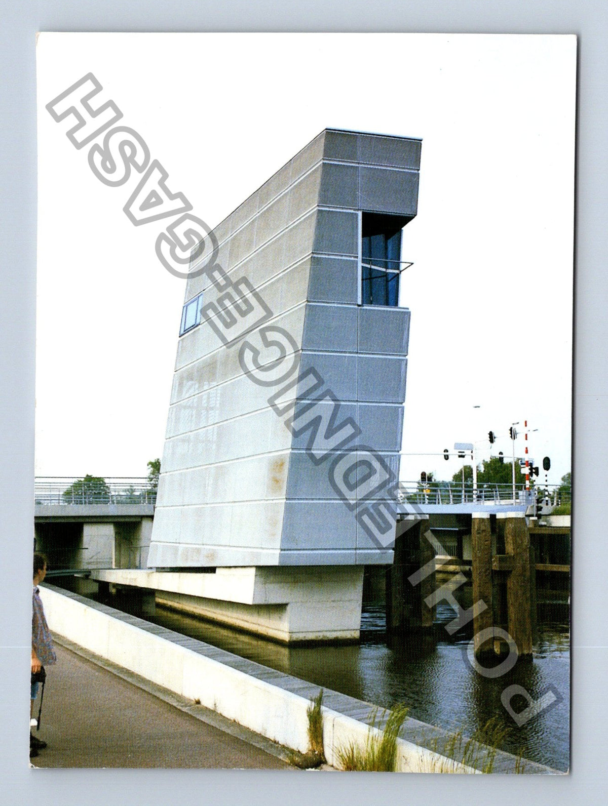 Pohlednice Holandsko Purmerend Dům správce mostu Bascule (M41159)