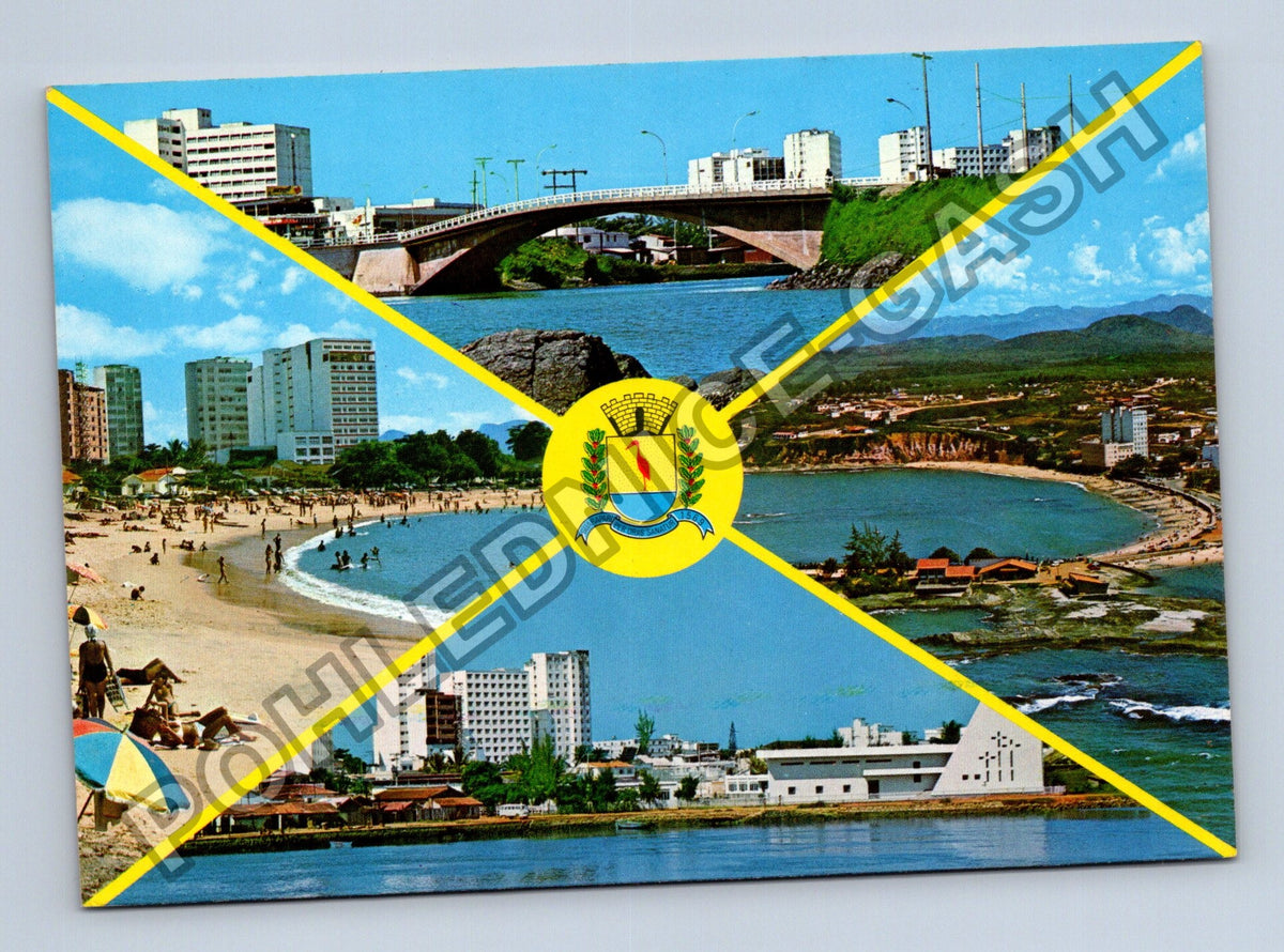 Pohlednice Brazílie Guarapari ES koláž motivů (M41161)