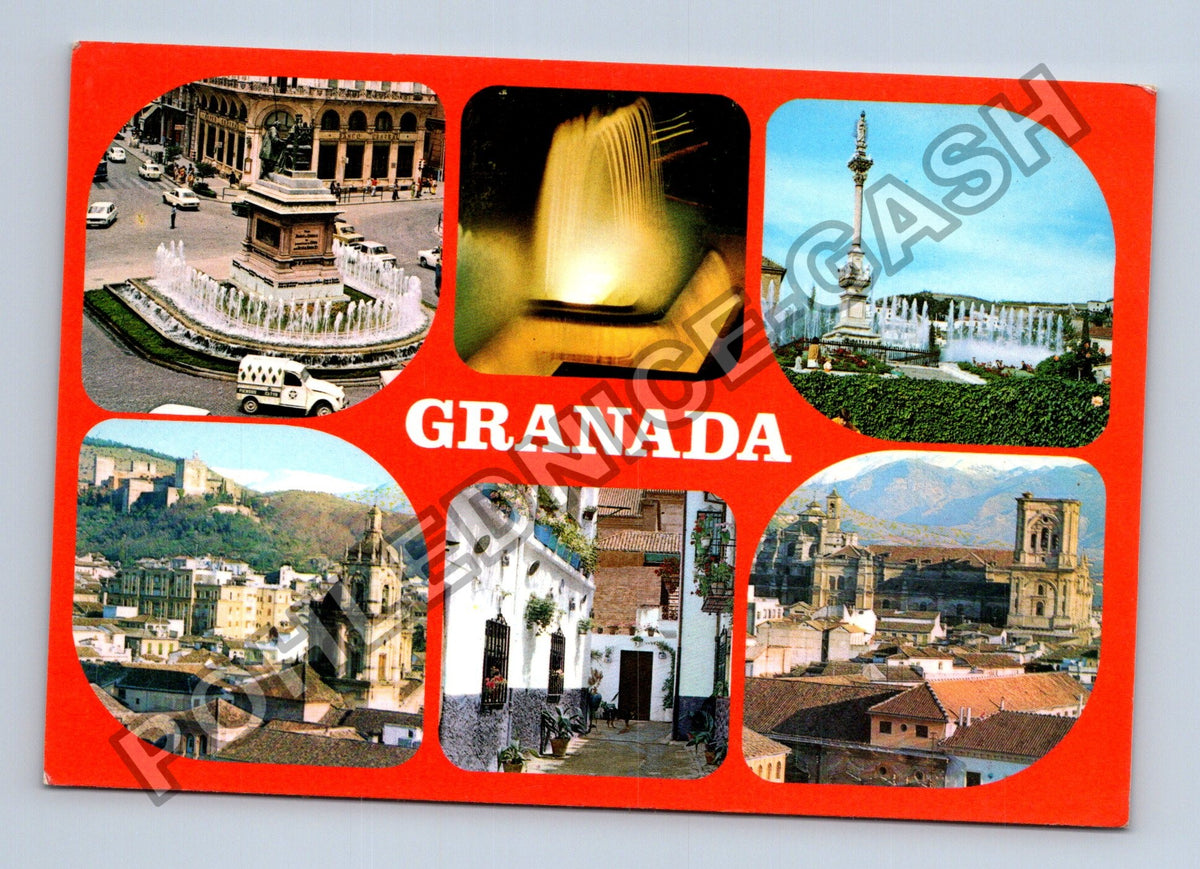 Pohlednice Španělsko Granada koláž motivů (M41184)